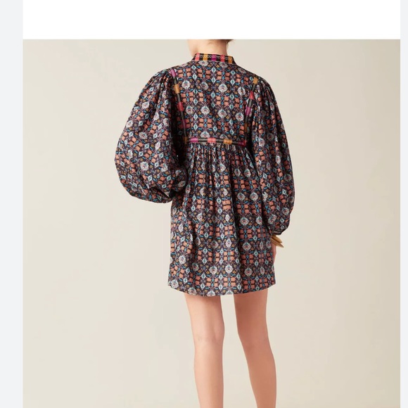 NWT Figue balloon sleeve mini dress - Picture 2 of 8